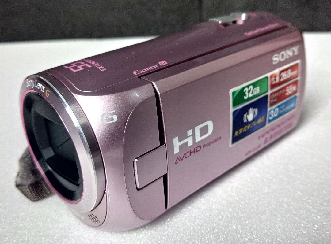 SONY ハンディカム ビデオカメラ HDR-CX390 ピンク　人気カラー