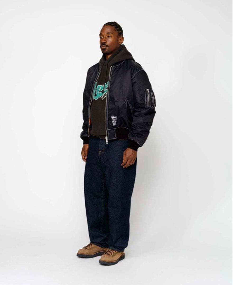 ジャケット・アウター Stussy Built Reversible Bomber Jacket L