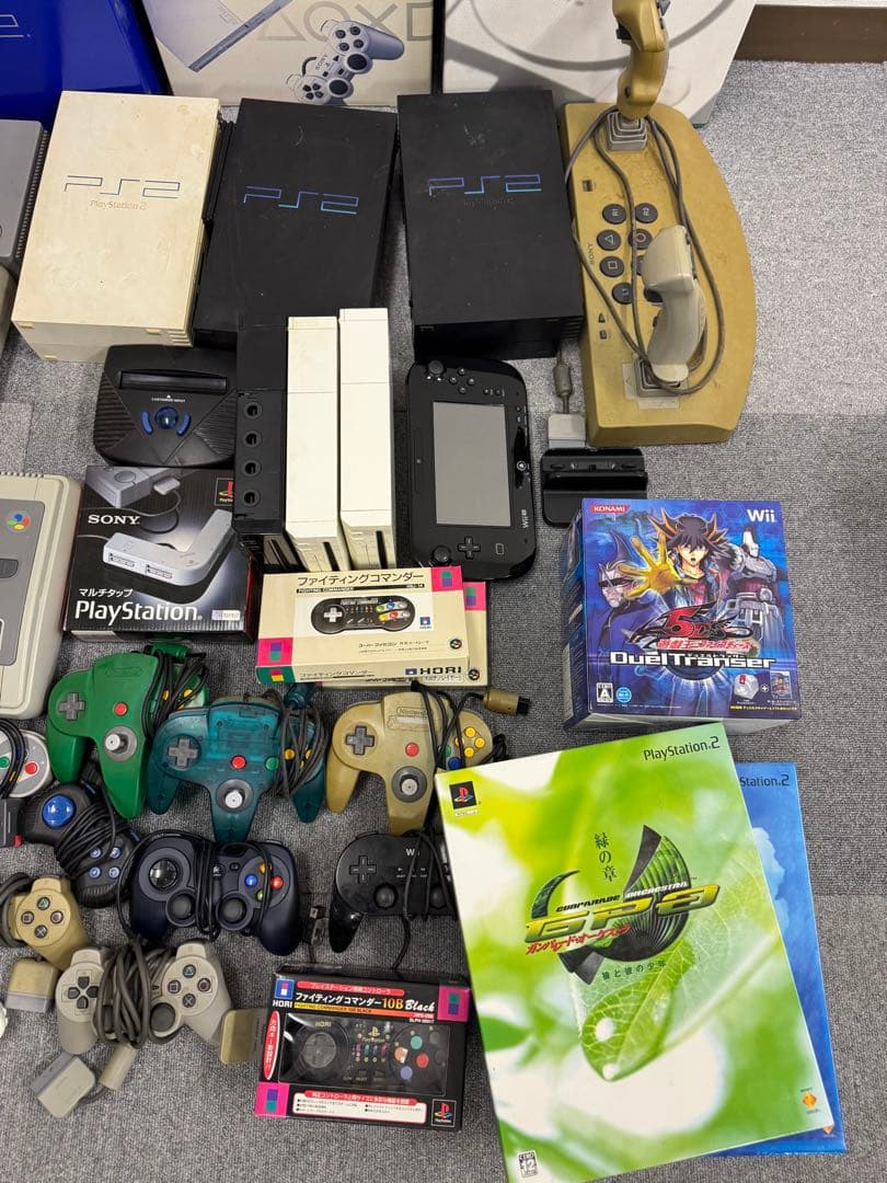 ゲーム機　ソフト　まとめ Wii プレステ2 セガサターン スーパーファミコン他