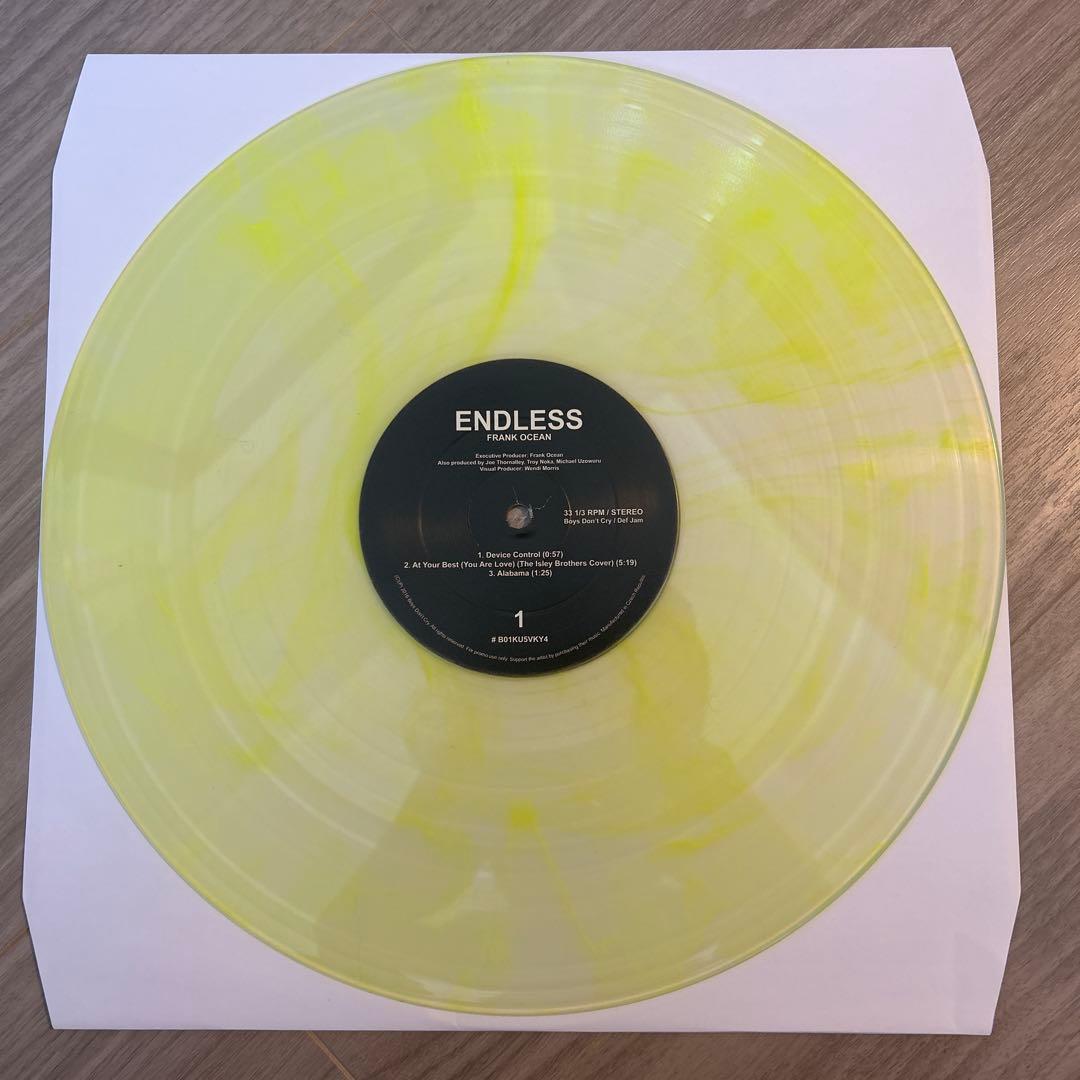 フランクオーシャン　Endless レコード