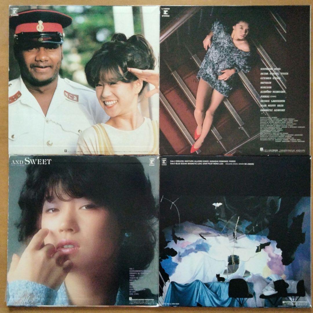 「中森明菜 アルバム LPレコード No.1〜No.8」