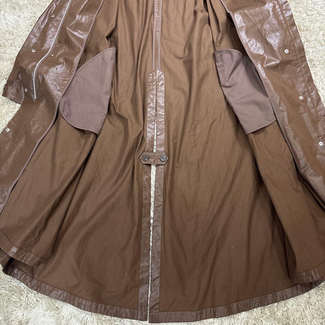 【新品、未使用】ETRE TOKYO◆ コットンロングライトブルゾン　茶