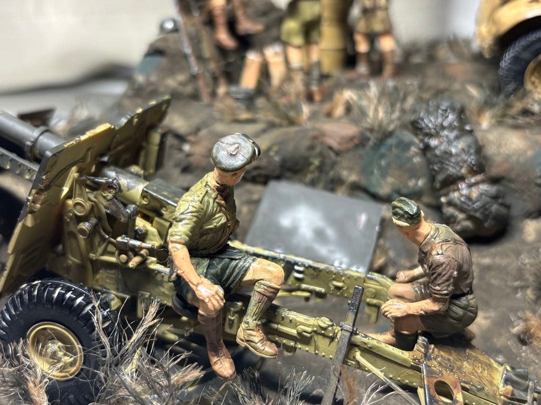 1/35 イギリス　コマンドカー　35ポンド砲