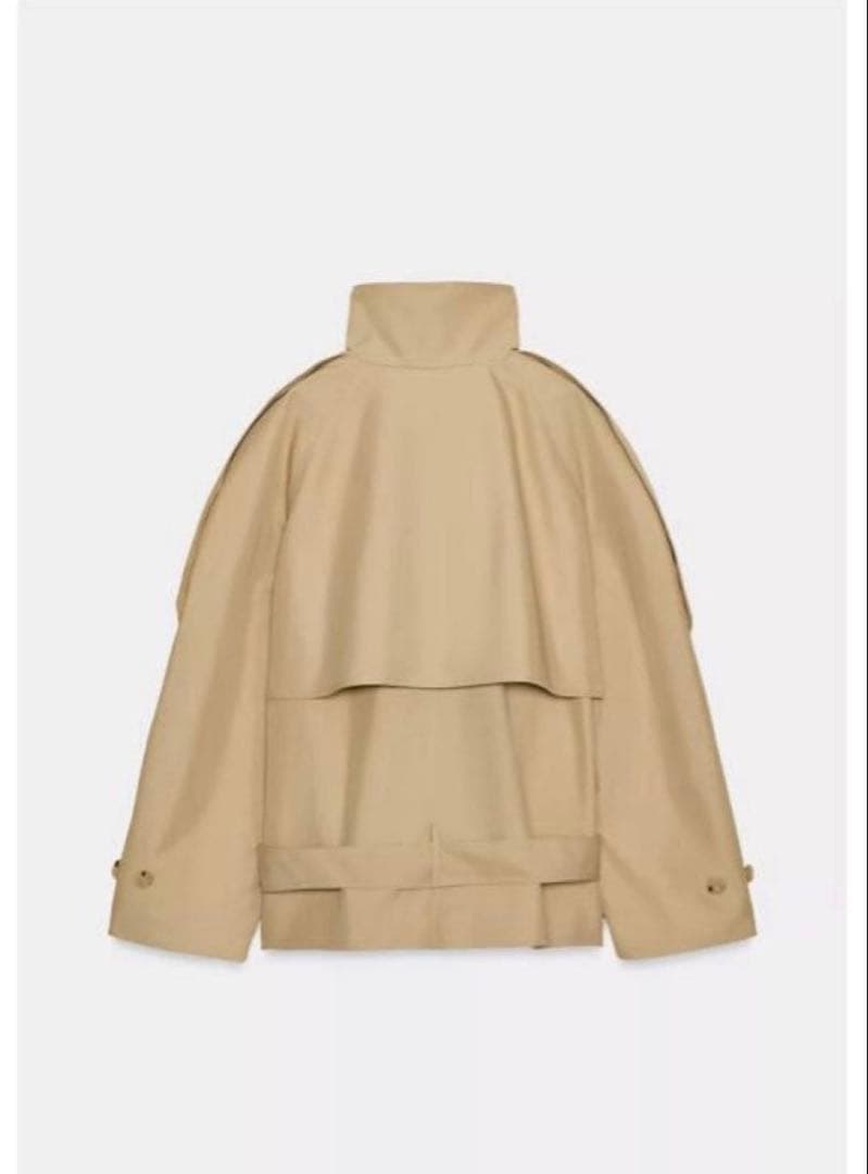 K*m様 新品⭐︎ZARA ショート丈ハイネックトレンチコートZWCOLLECT