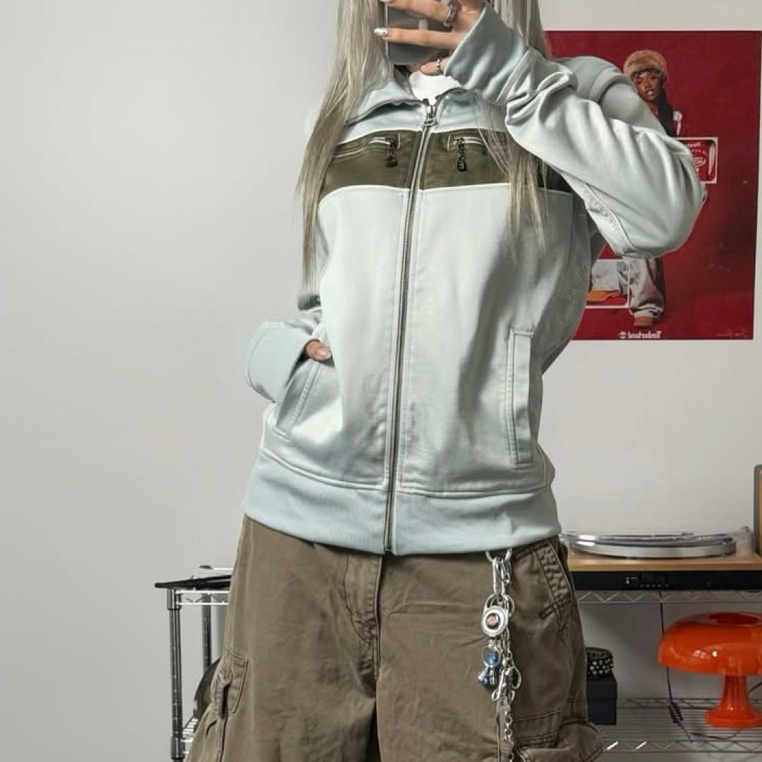 ジャケット・アウター DIESEL track jacket Y2K blue archive