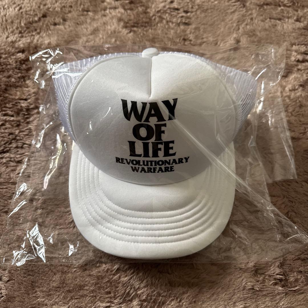 RATS MESH CAP WAY OF LIFE ホワイト ラッツ キャップ
