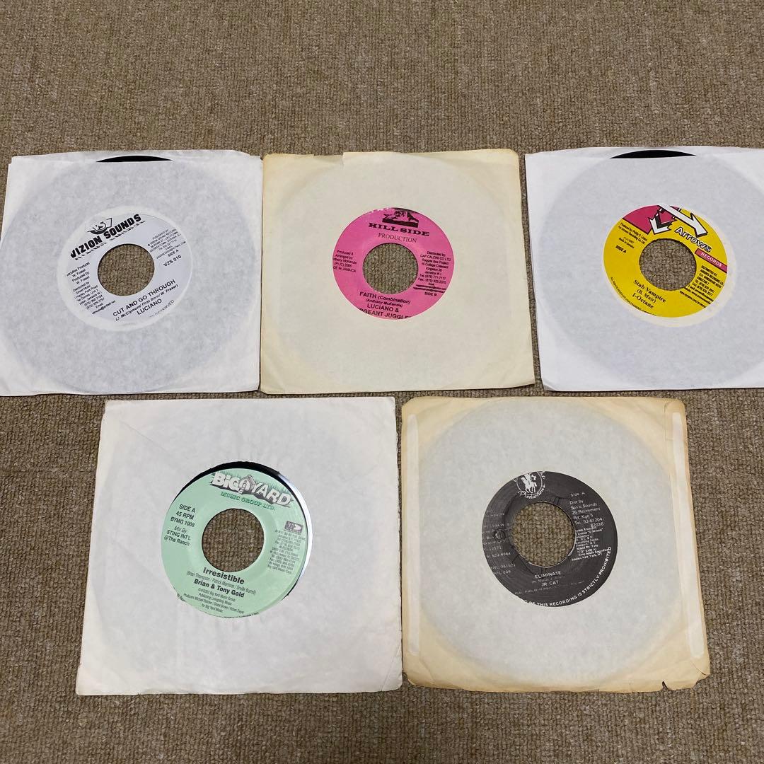 【送料込】reggae 7inch 50枚まとめ売り Jamaica盤レコード