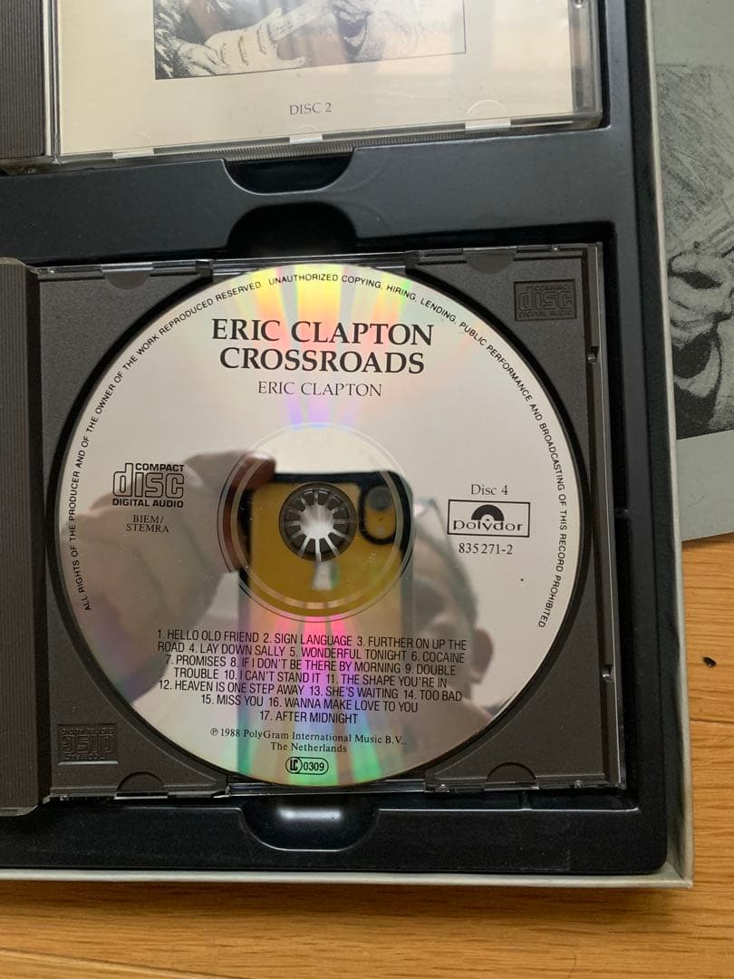 【輸入盤】エリック・クラプトン CD 4枚組と3枚組セット【中古品】
