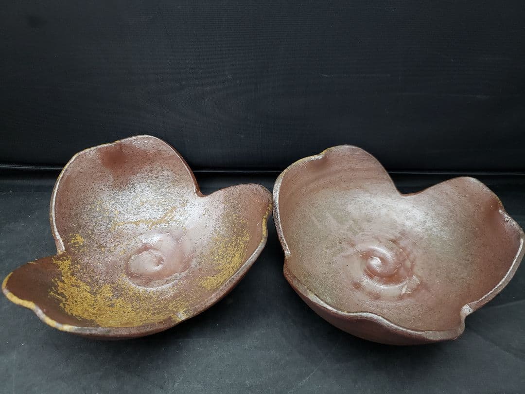 備前焼　割山椒　向付　小鉢　作家物　5客