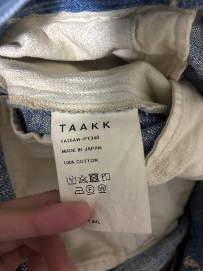 TAAKK DESIGN TROUSERS 25AW サイズ1