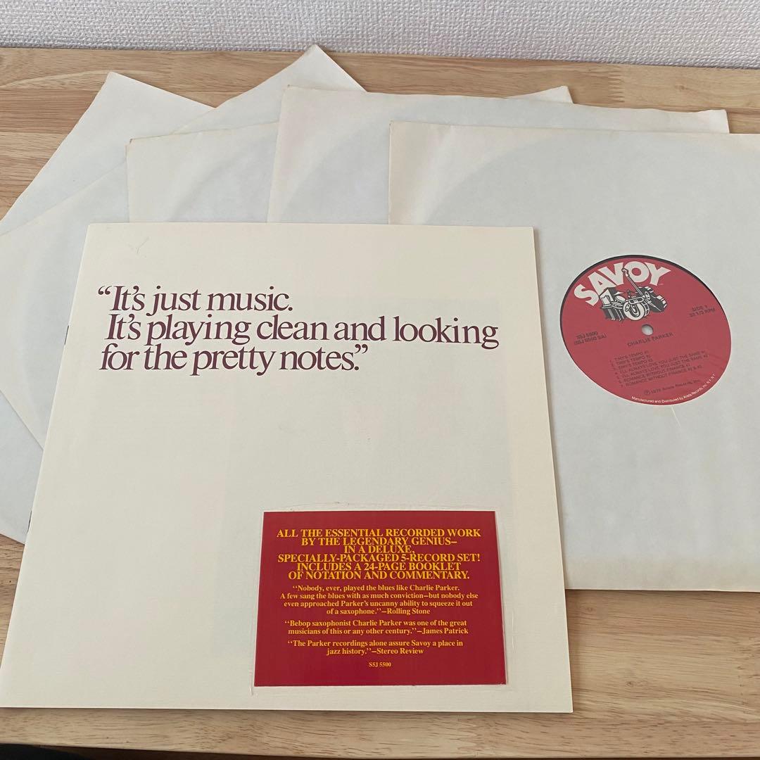 CHARLIE PARKER ジャズ レコード５枚組