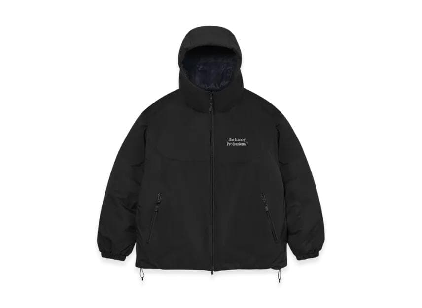 ジャケット・アウター ENNOY PADDED NYLON Set Up Black (26SS)