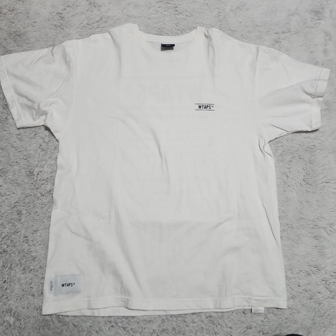 WTAPS ダブルタップス ホワイト Tシャツ サイズ X03