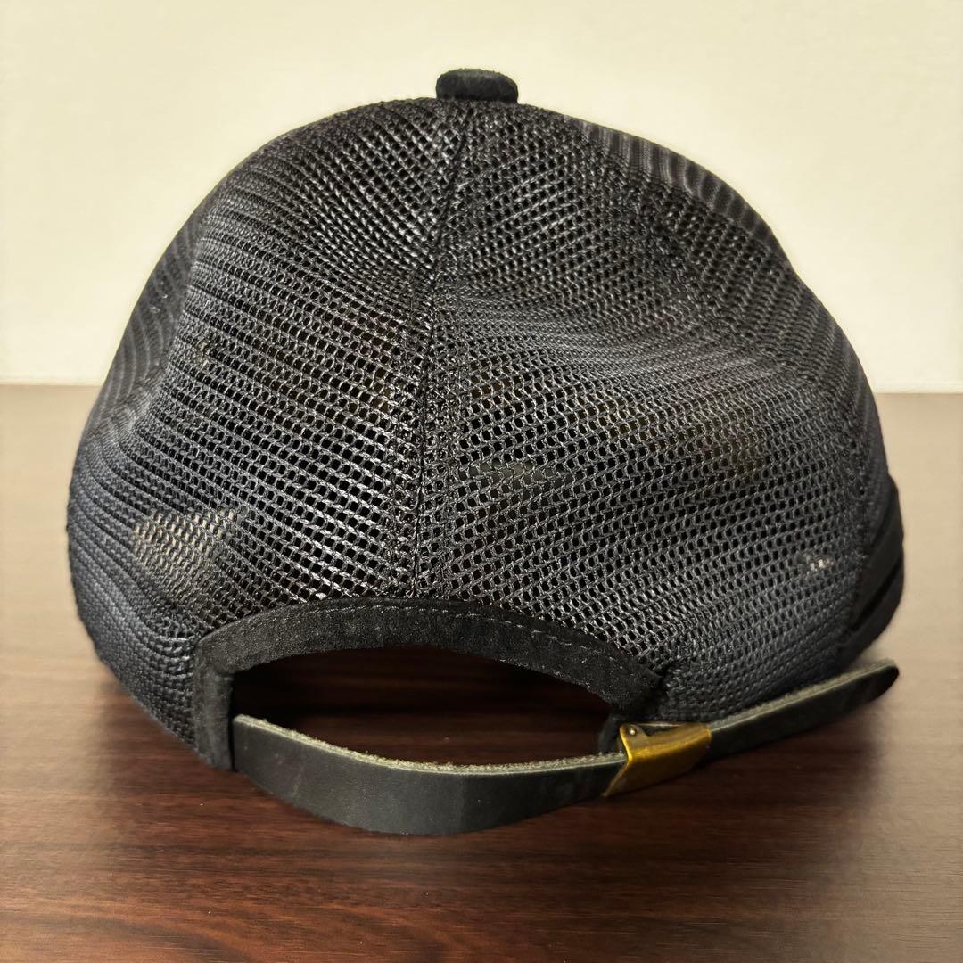 生*茶様 cootie cap メッシュ　キャップ　刺繍　レザー　クーティ　アメ