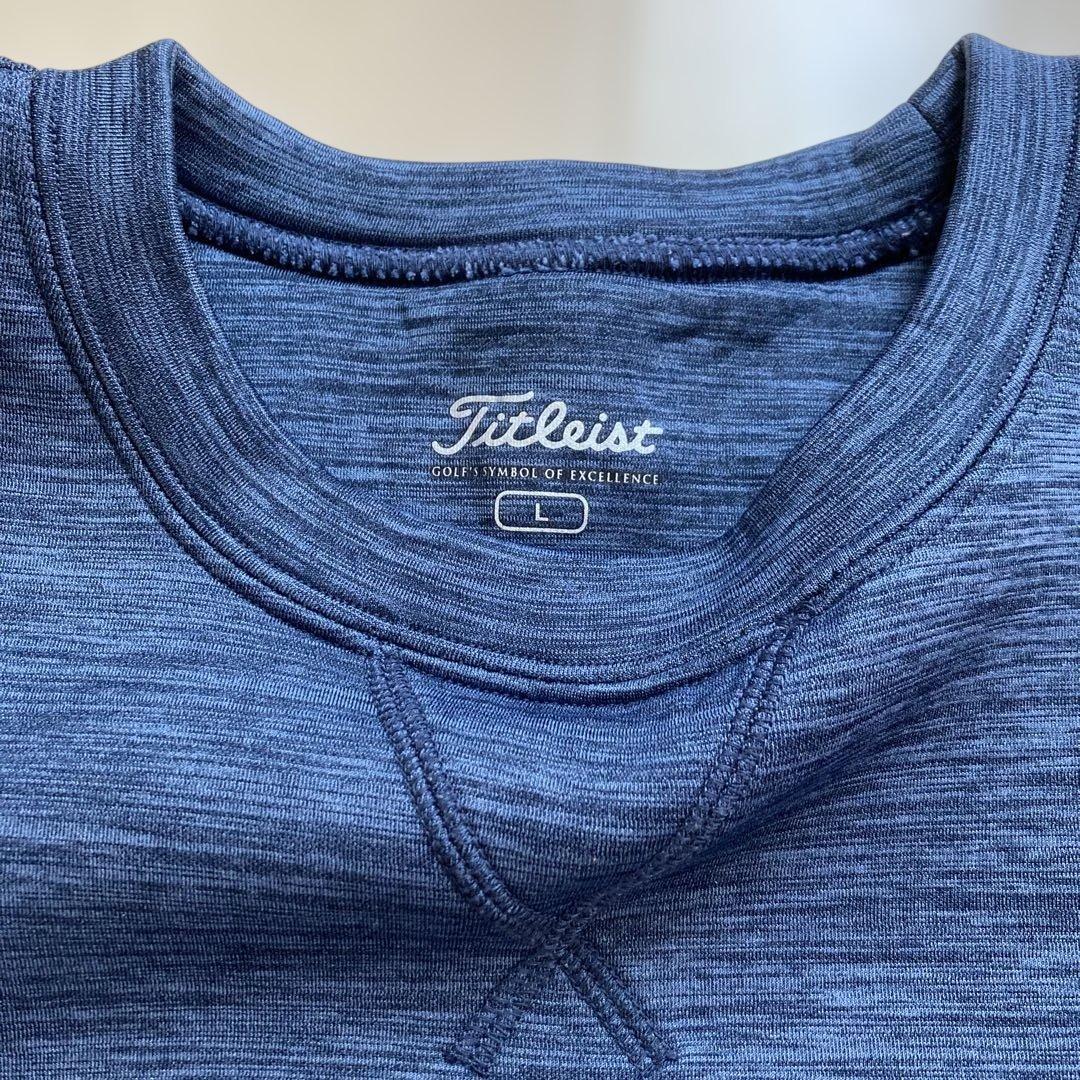 Titleist ネイビー ダンボールニットトレーナー美品