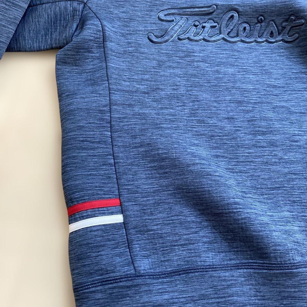 Titleist ネイビー ダンボールニットトレーナー美品