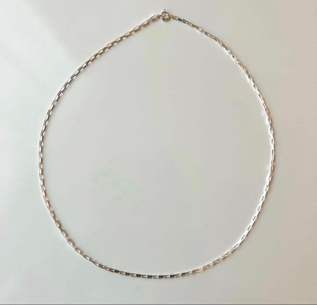 大特価‼️新品❣️イタリア製 シルバー925 ボックスチェーンネックレス 60cm