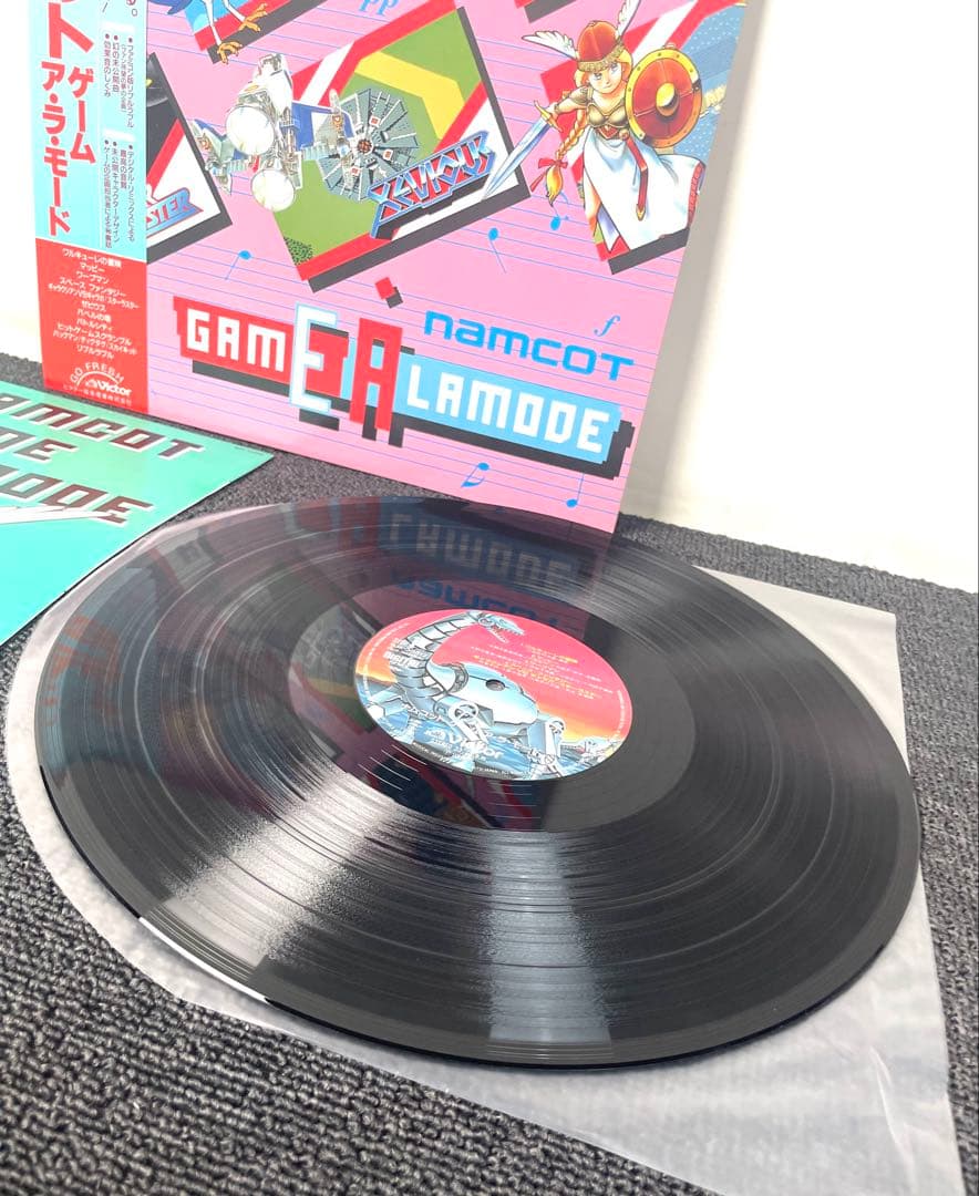 希少 帯付き LP NAMCOT GAME À LA MODE ナムコ ゲーム