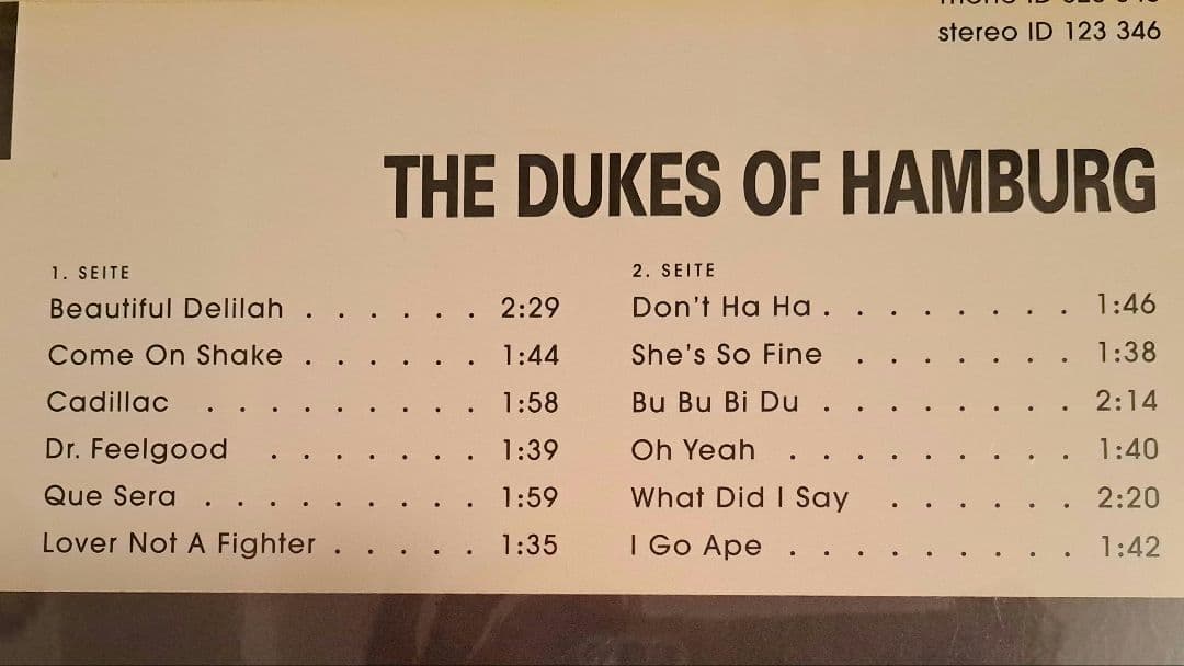 The Dukes of Hamburg Mummies Cramps レコード