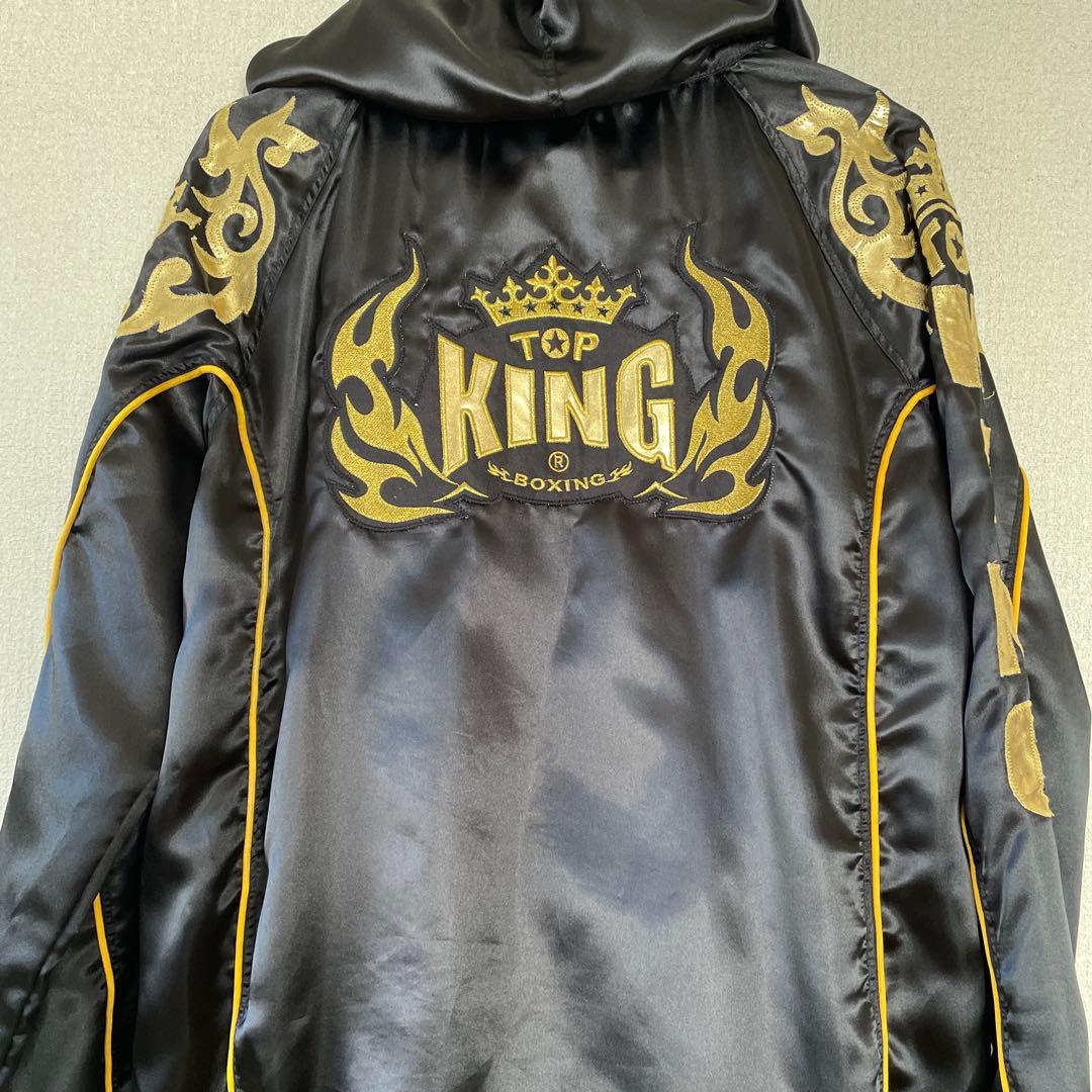 TOP KING ムエタイジャージ 上下　ブラック/ゴールド