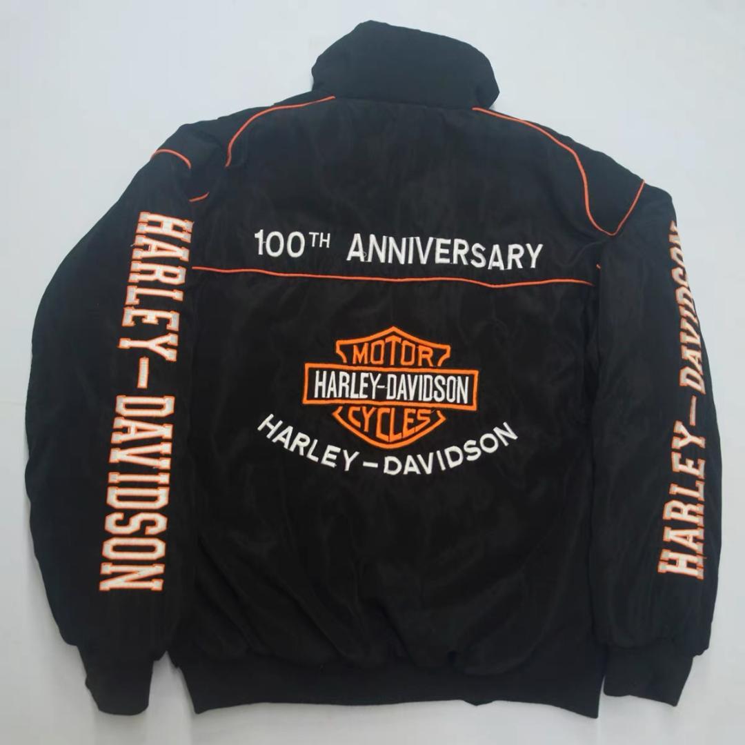 Harley-Davidson ジャンパー ブルゾン 刺繍 中綿 男女兼用