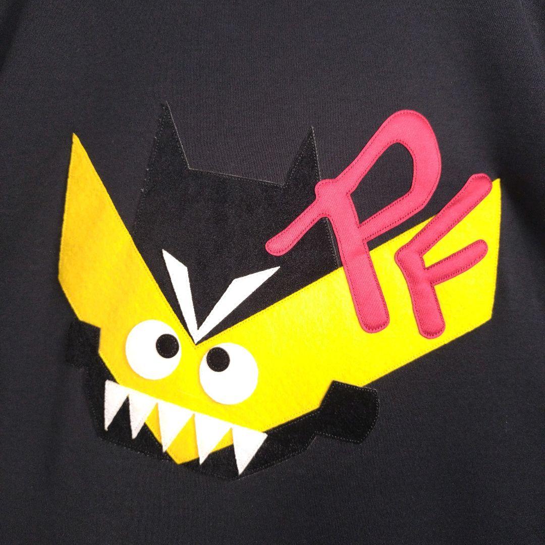 ルシアンペラフィネ★イタリー製 キャラクター 刺繍 半袖Tシャツ 黒 M