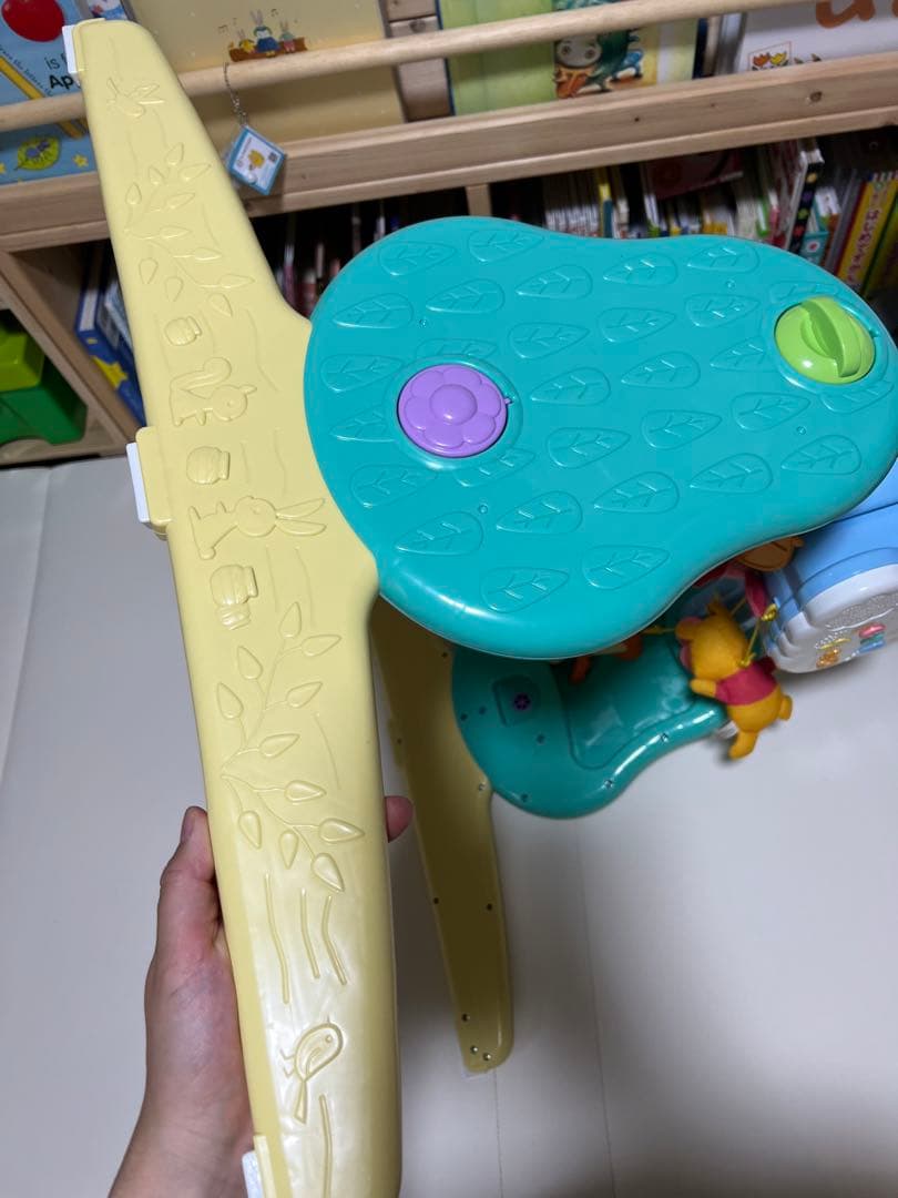 【動作確認済】【電池付】くまのプーさん えらべる回転6WAYジムにへんしんメリー
