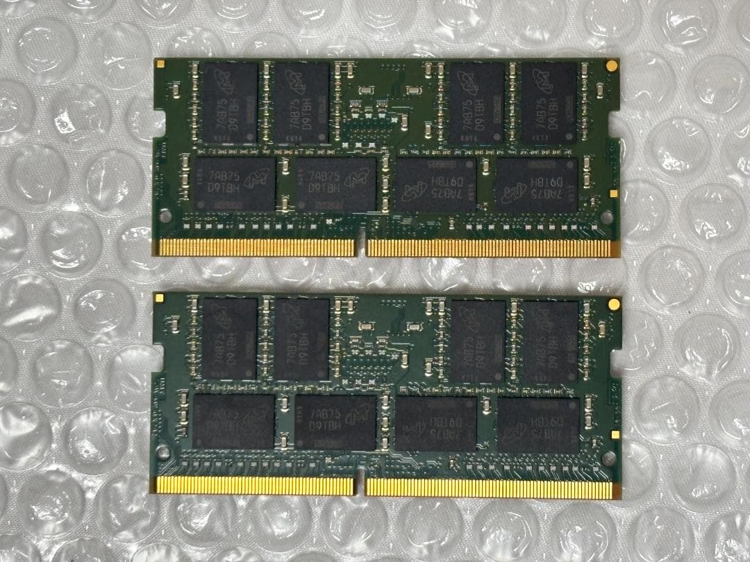 Kingston DDR4-2133 SO-DIMM 16GB×2枚 計32GB