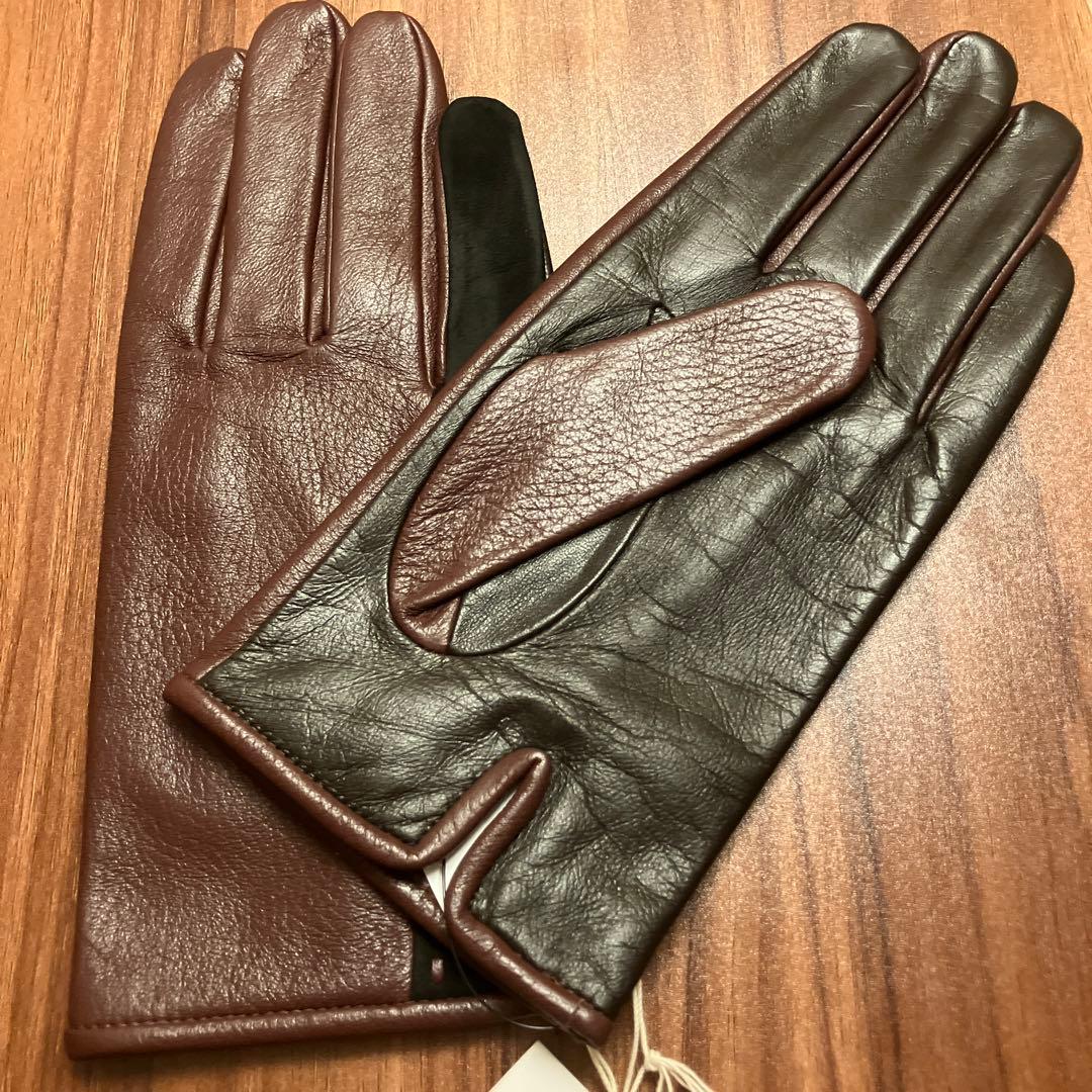 Vivienne Westwood ブラウン手袋　美品　未使用　レザー&スエード