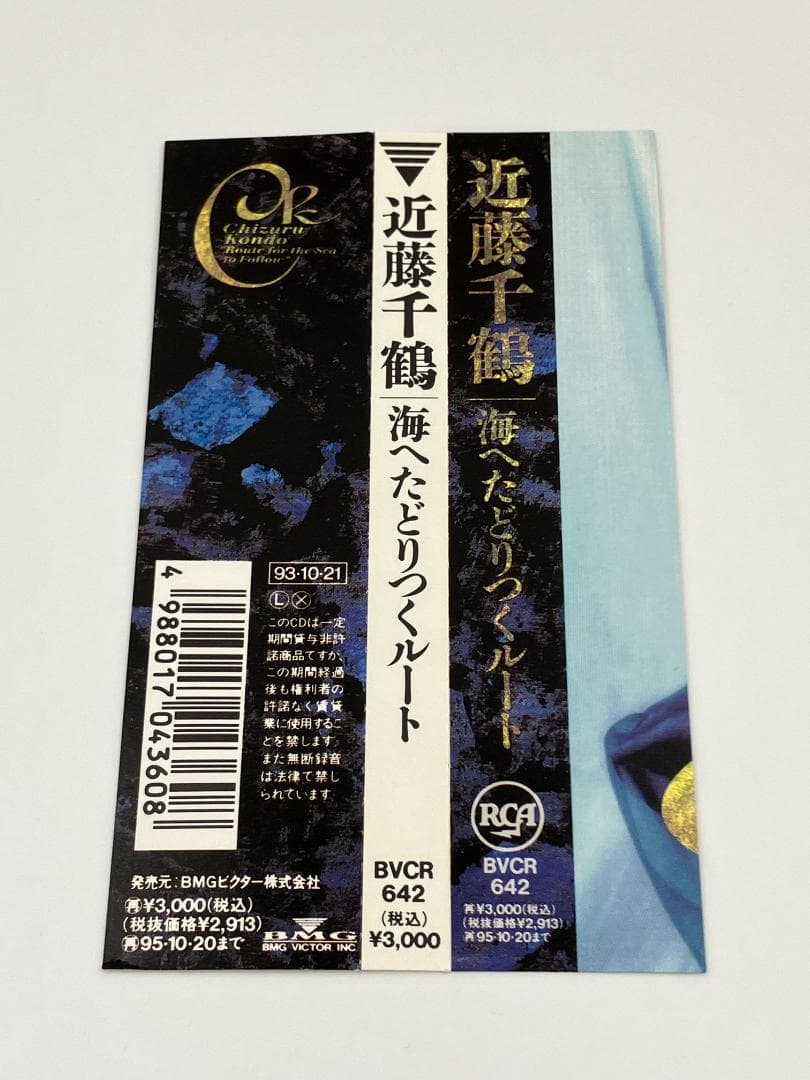 近藤千鶴 海へたどりつくルート 1993年BVCR-642 新川博 島健 鈴木茂