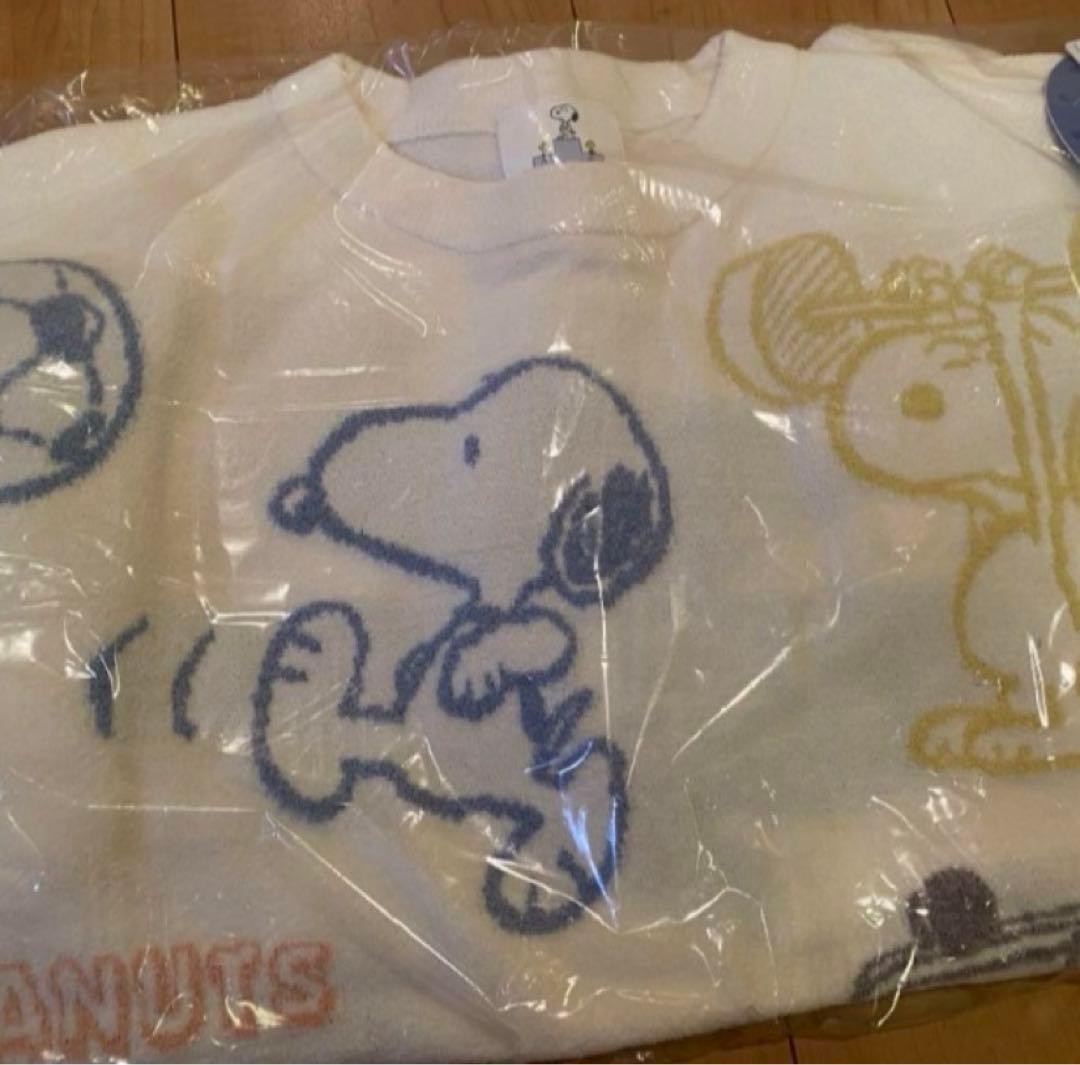 ジェラートピケ 【PEANUTS】総柄ジャガードプルオーバー&ショートパンツ新品