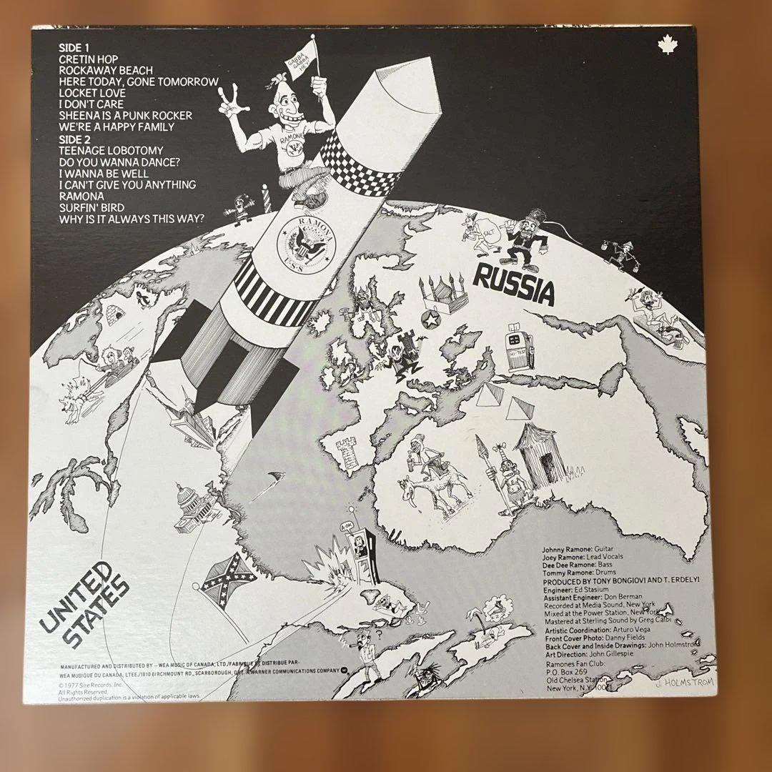 RAMONES ROCKET TO RUSSIA LP ラモーンズ パンク名盤