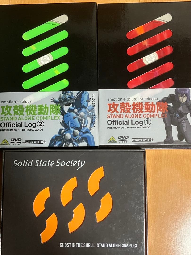 攻殻機動隊DVDセット　まとめ売り　初回特典IDカード付属