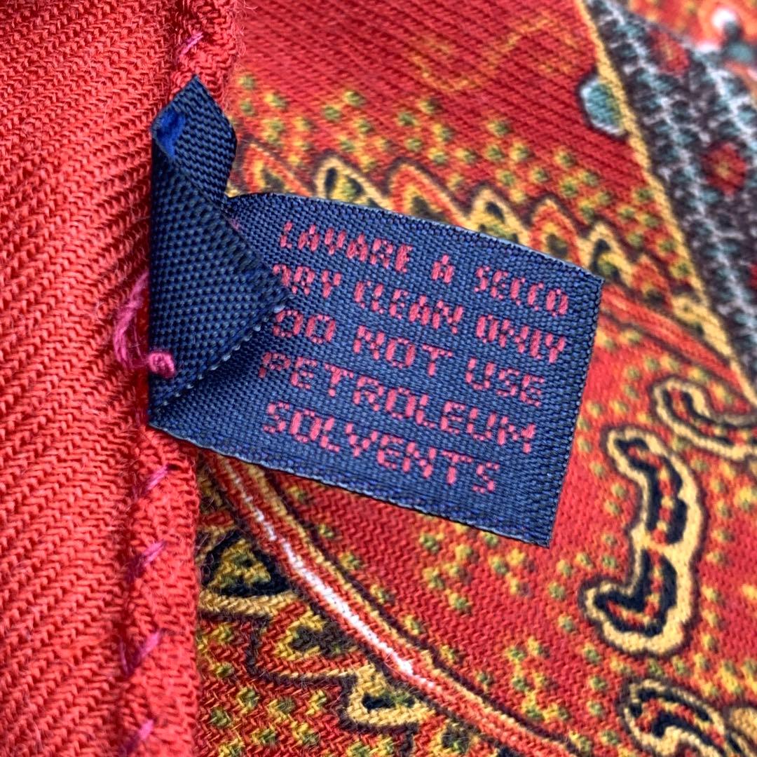 ETRO ペイズリー柄 大判ストール 箱付き 未使用 約133cm