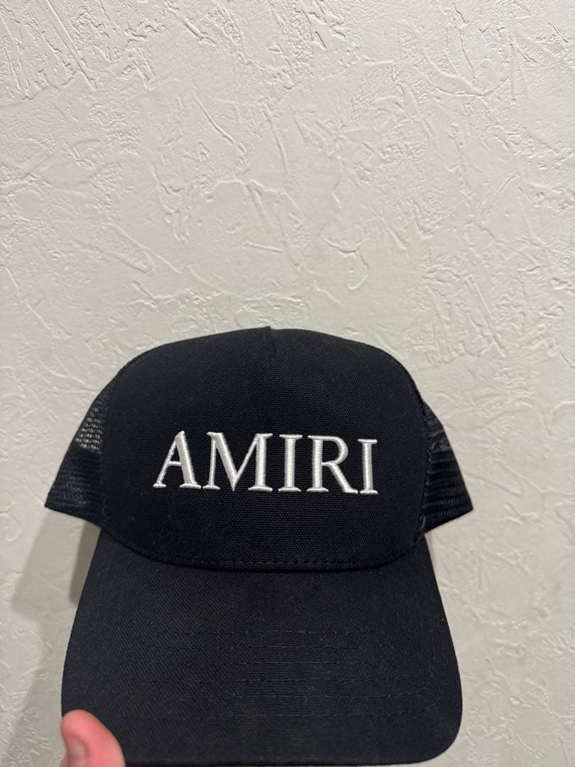 AMIRI ブラック キャップ メッシュ