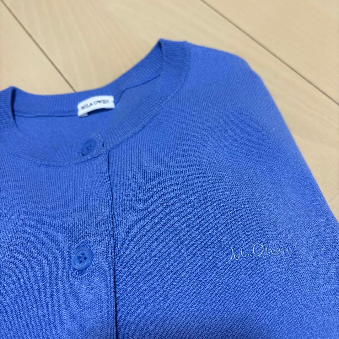 milaowen ミラオーウェン　クロップドフォルムカーディガン