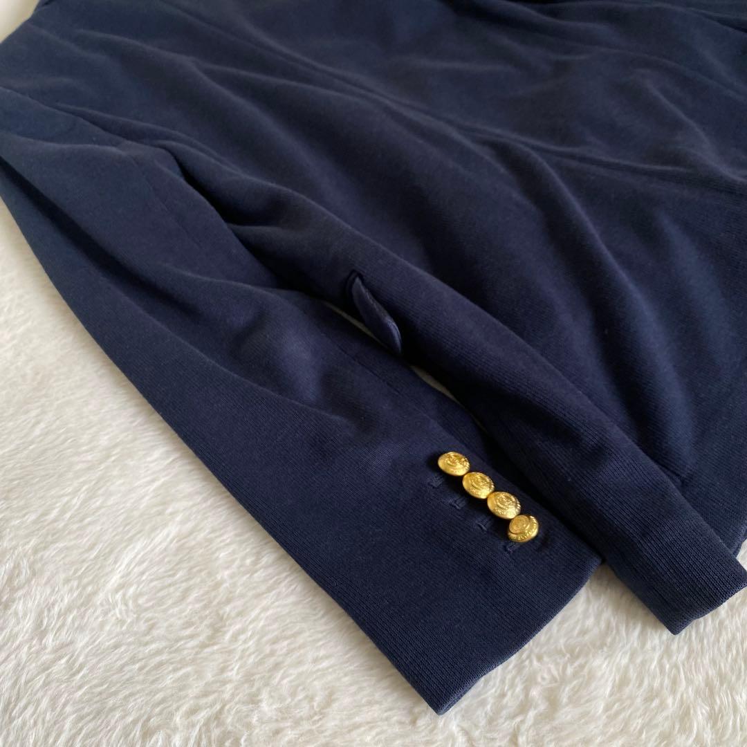 POLO RALPH LAUREN ニットダブルブレステッド　ジャケット　紺ブレ