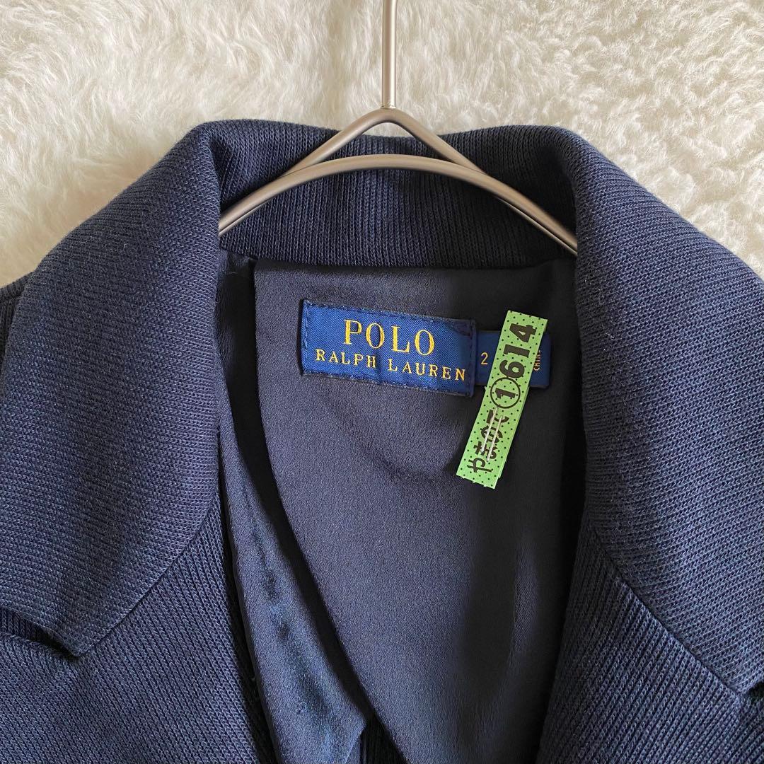 POLO RALPH LAUREN ニットダブルブレステッド　ジャケット　紺ブレ