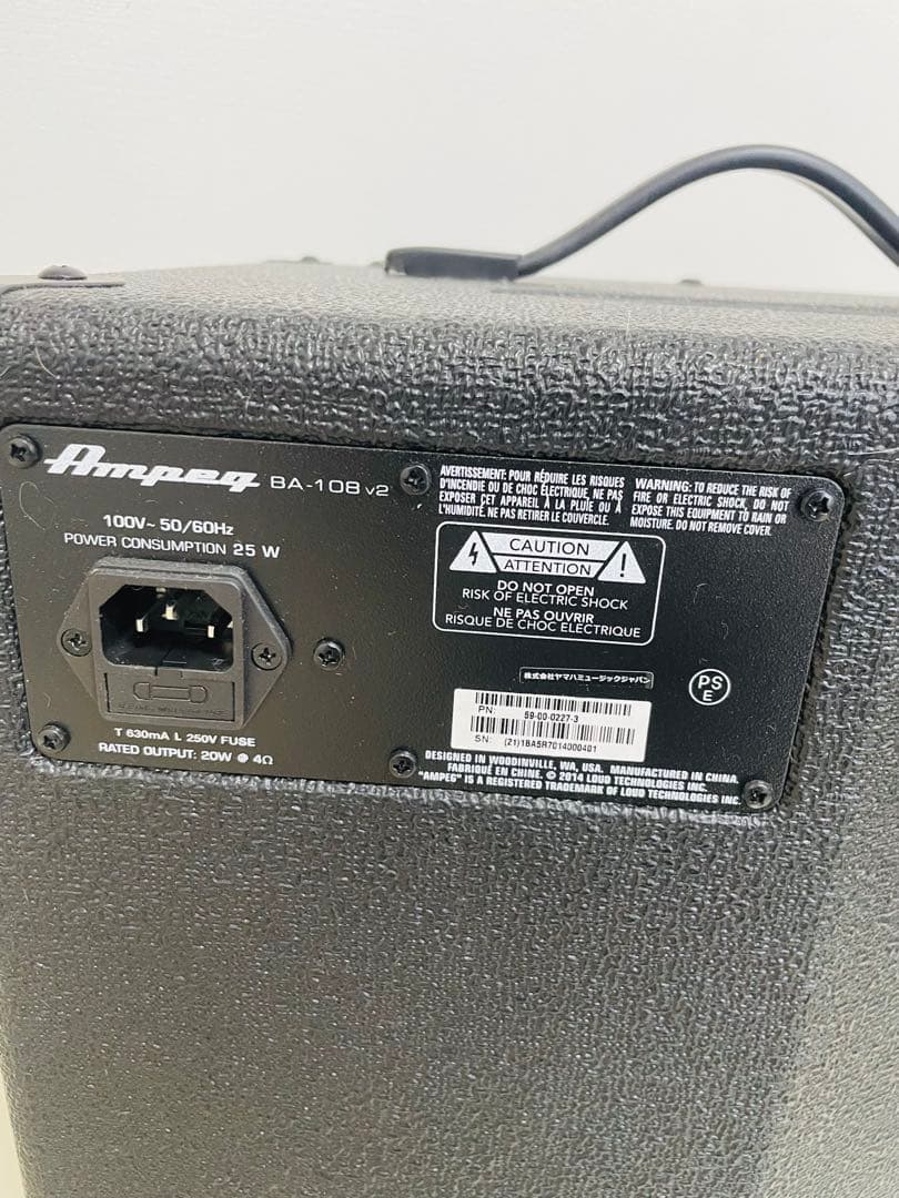 【美品】AMPEG ( アンペグ ) BA-108 V2 定番 ベースアンプ