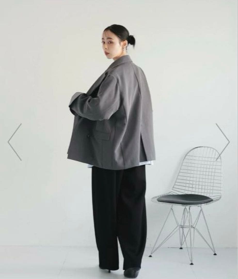 美品　LIAN レイヤードデザイン　テーラードジャケット