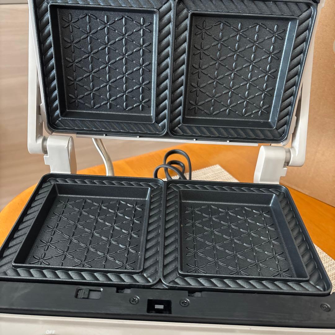 キッチン家電 BRUNO Grill Sand Maker Double Greige