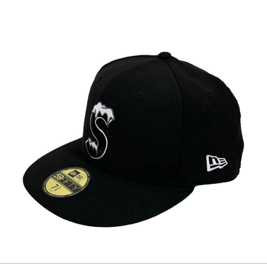 Supreme ブラック 59FIFTY キャップ