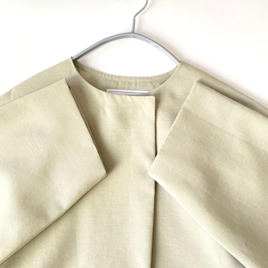 美品✨SLOBE IENA 定価2.3万円 ノーカラー コート　グリーン