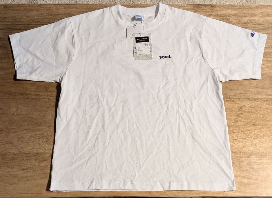 新品 25ss SOPH.× Champion BASIC TEE ホワイト S