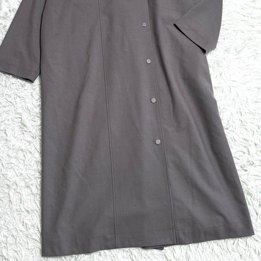 【新品】RIM.ARK Overlap ハイネック ロングコート アシンメトリー