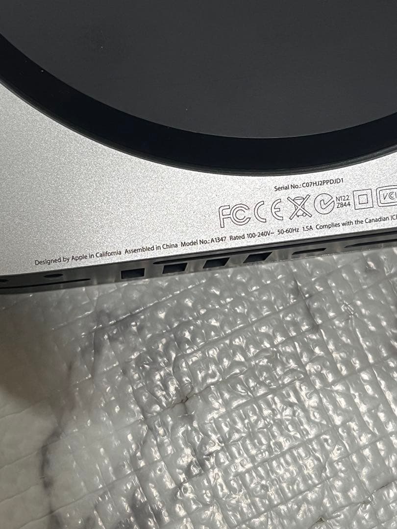 Apple Mac mini シルバー 本体 + 電源ケーブル A1347 i5