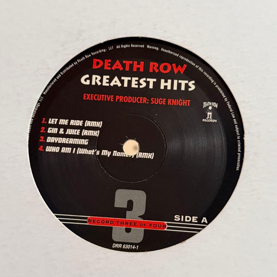 DEATH ROW GREATEST HITS 4枚組レコード