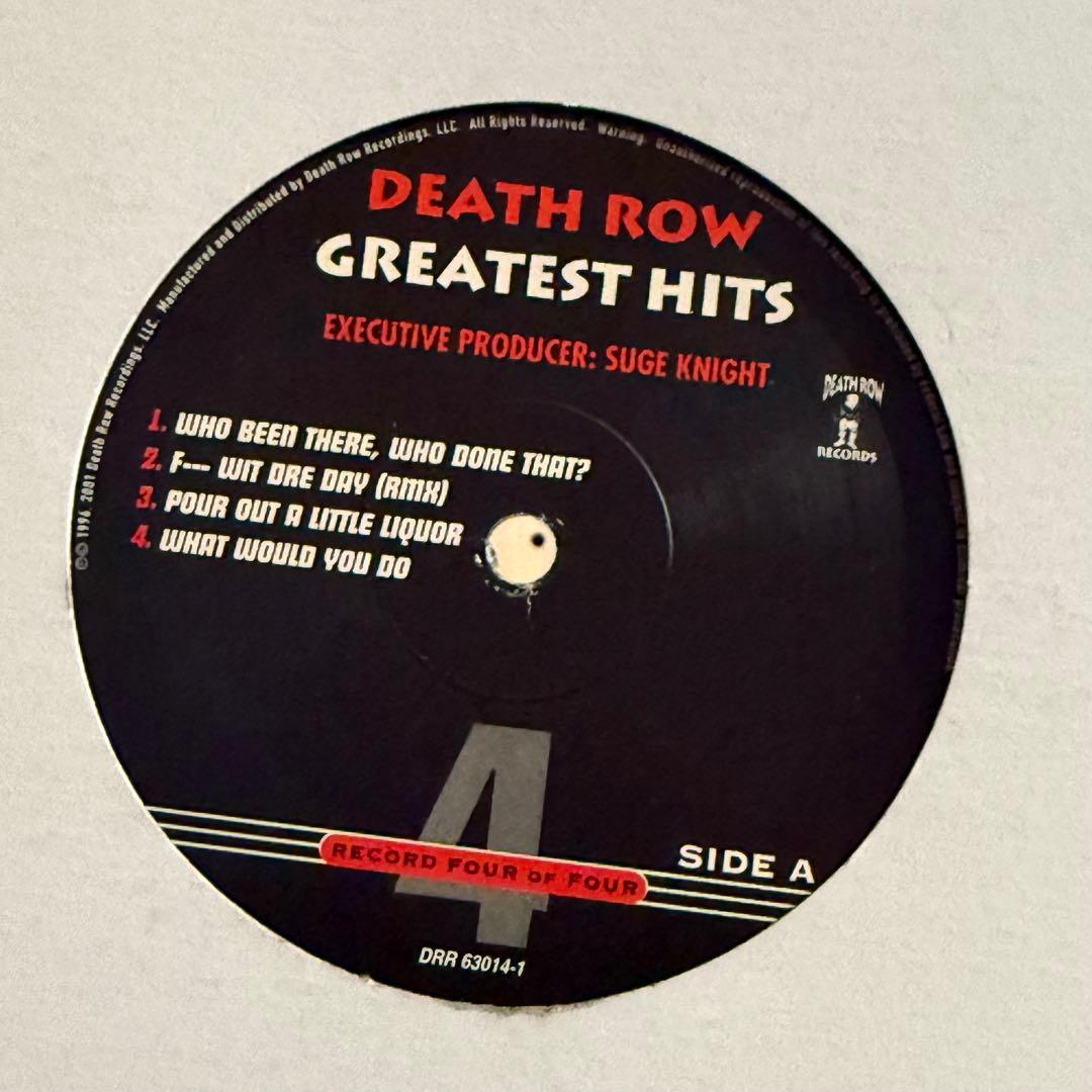 DEATH ROW GREATEST HITS 4枚組レコード