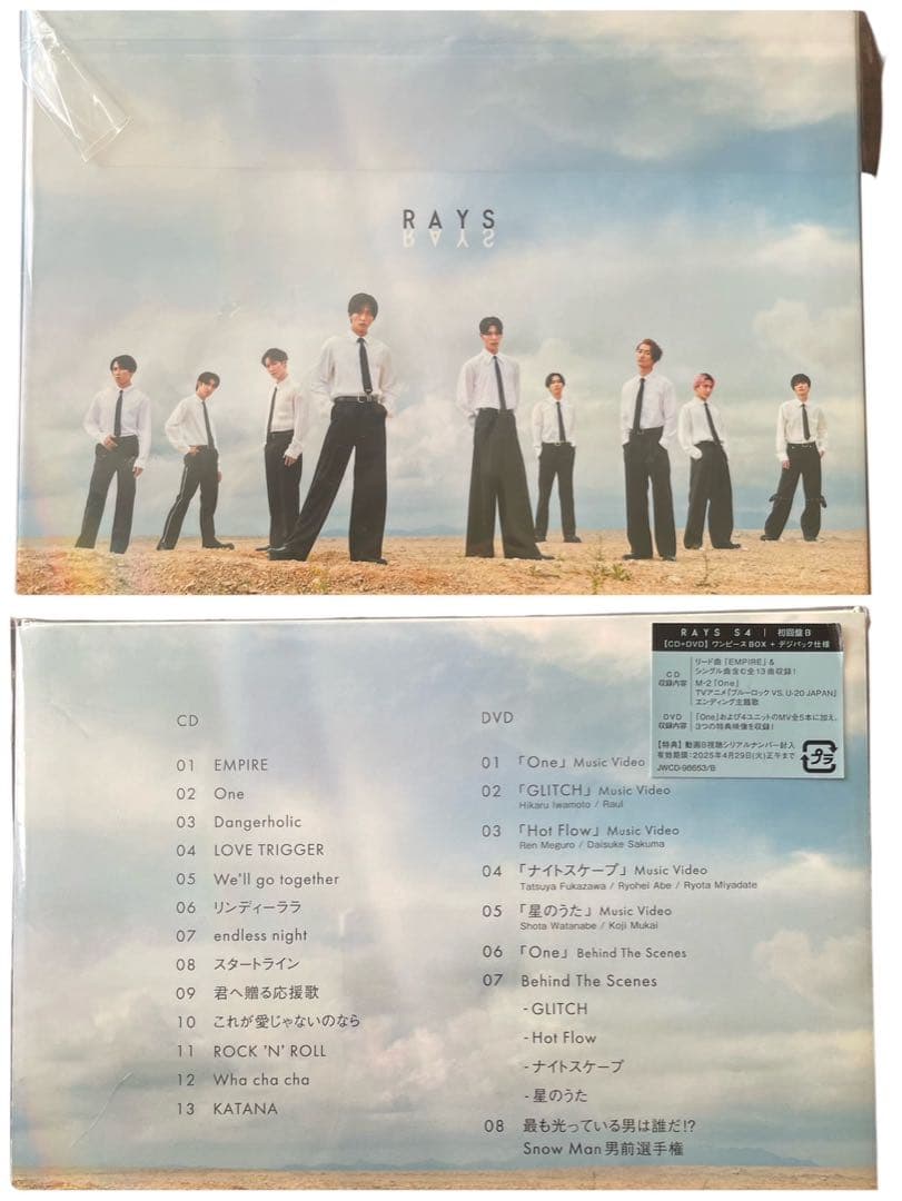 Man RAYS 3形態 / 2024 ドーム RAYS Blu-ray