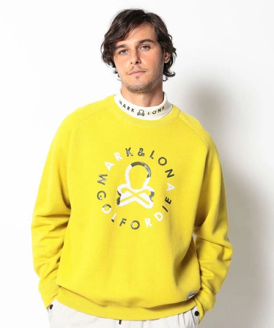 MARK&LONA EVER SPANGLE CREW SWEATER ニット